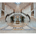 Natural marble stone water jet medallion,waterjet medallion